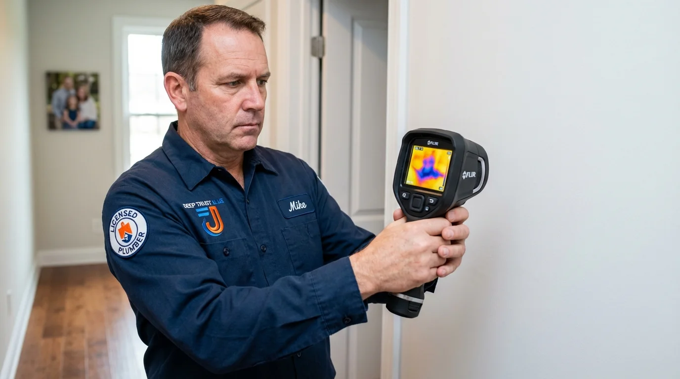 Thermal imaging leak detection by Johns Plumbing LLC in Steinhatchee